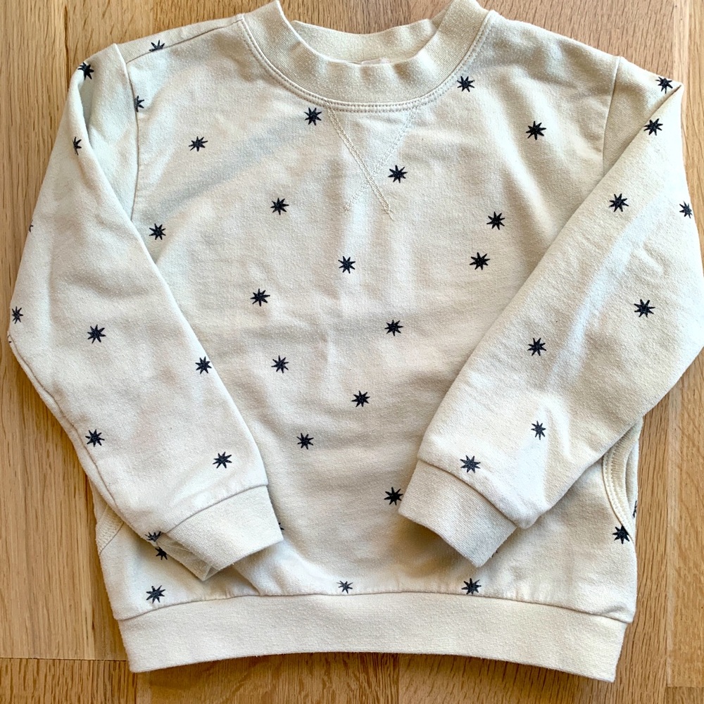 Rylee + Cru star sweatshirt